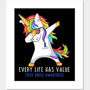 Every Life Has Value Child Abuse Awareness Posters and Art
